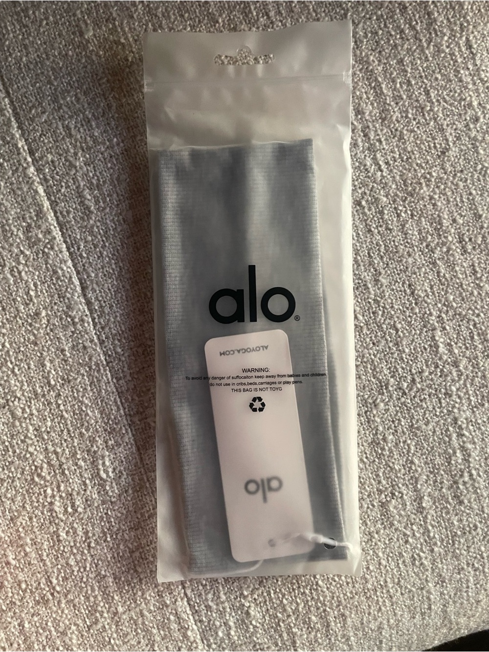 ALO Yoga Light Gray Headband